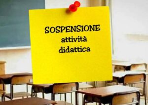 Sospensione attività didattica