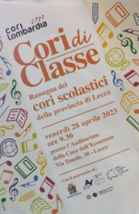 Locandina concorso cori scolastici