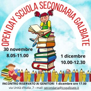 Open day Secondaria